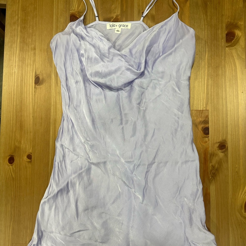 Lola Grace Lavender Slip Dress